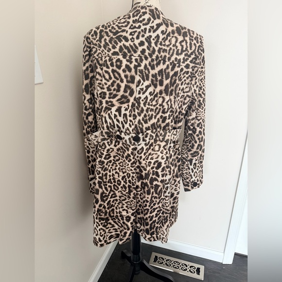 NWT Cabi Sophia Jacket Leopard Animal Print Long Blazer Coat New $229 Size XL - Picture 14 of 16